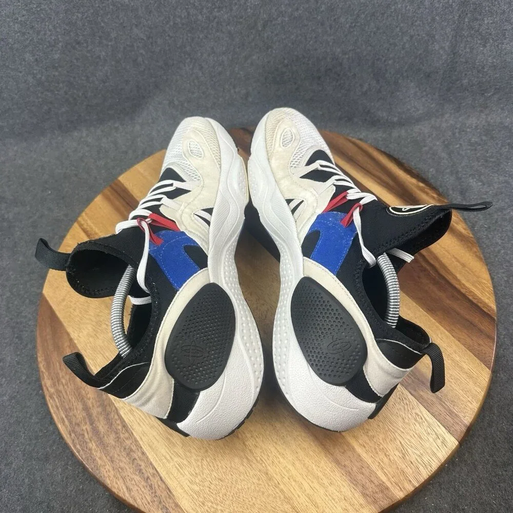 Nike Huarache EDGE TXT White Black Grey Royal Training AO1697-001 Size 11 - Picture 6 of 7